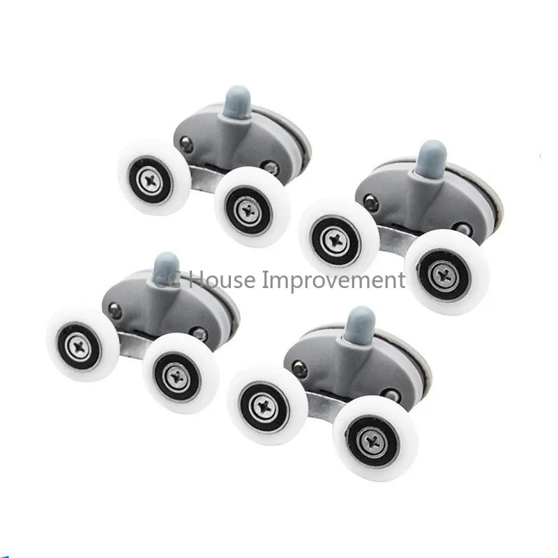 Shower Room Accessories Twin Shower Door Rollers/Runners Wheels Shower Room Pulley