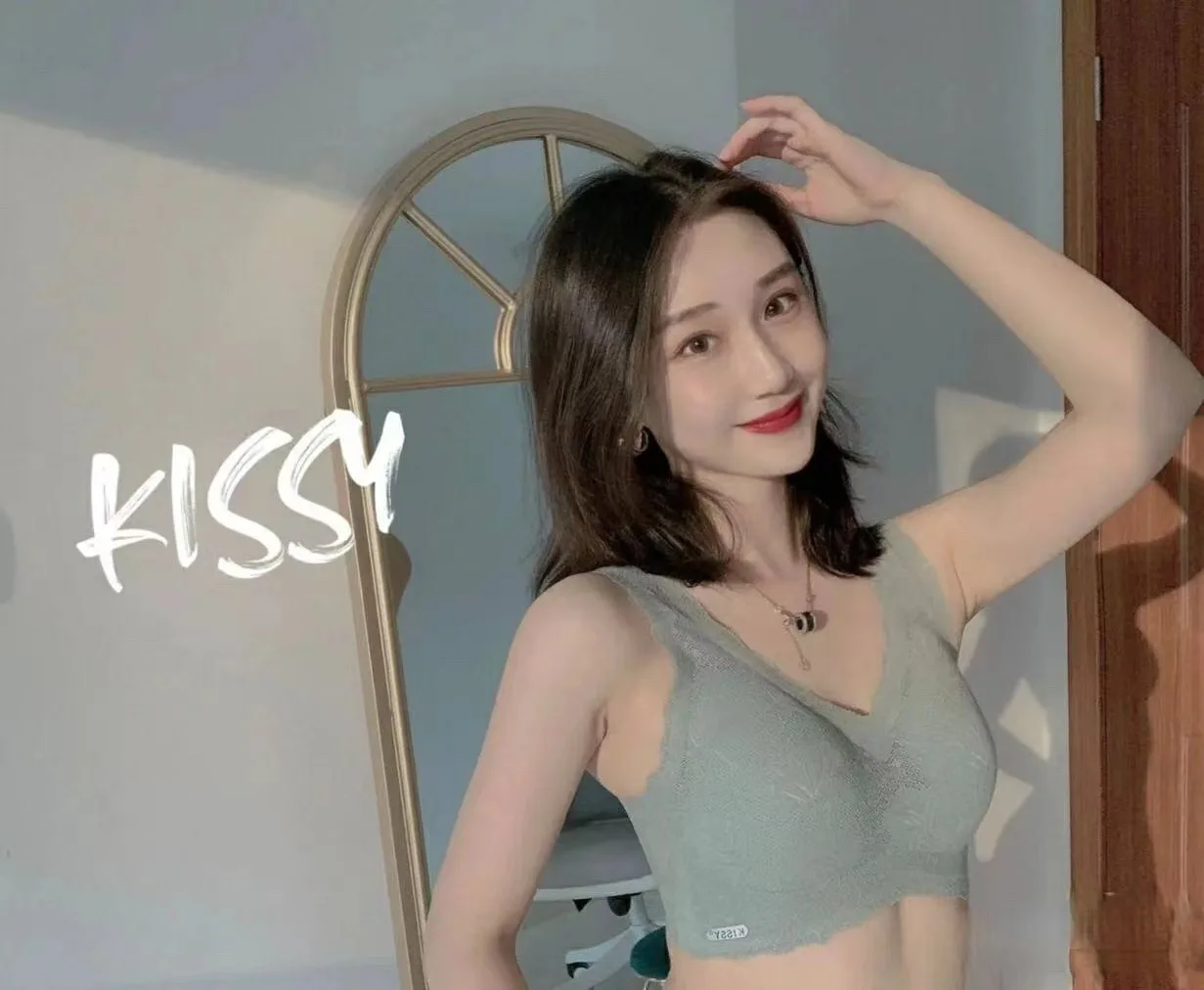 Kissy Platinum Lingerie Lace Sports Underwired No Traces Sleep Comfort Bra Set Donna Dzz04