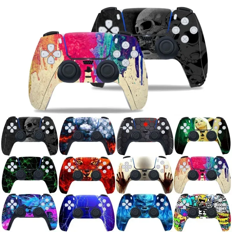 

Scratchproof Anti-slip Stickers Protective Skin Decal Cover Sticker For PlayStation 5 PS5 Game Controller Joystick Accessories