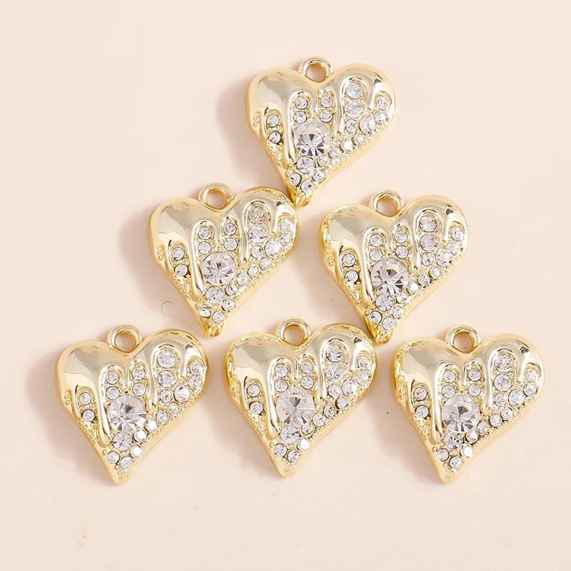 Colgantes corazones de para hacer joyas, accesorio de alta calidad, piezas, 18x17mm AliExpress