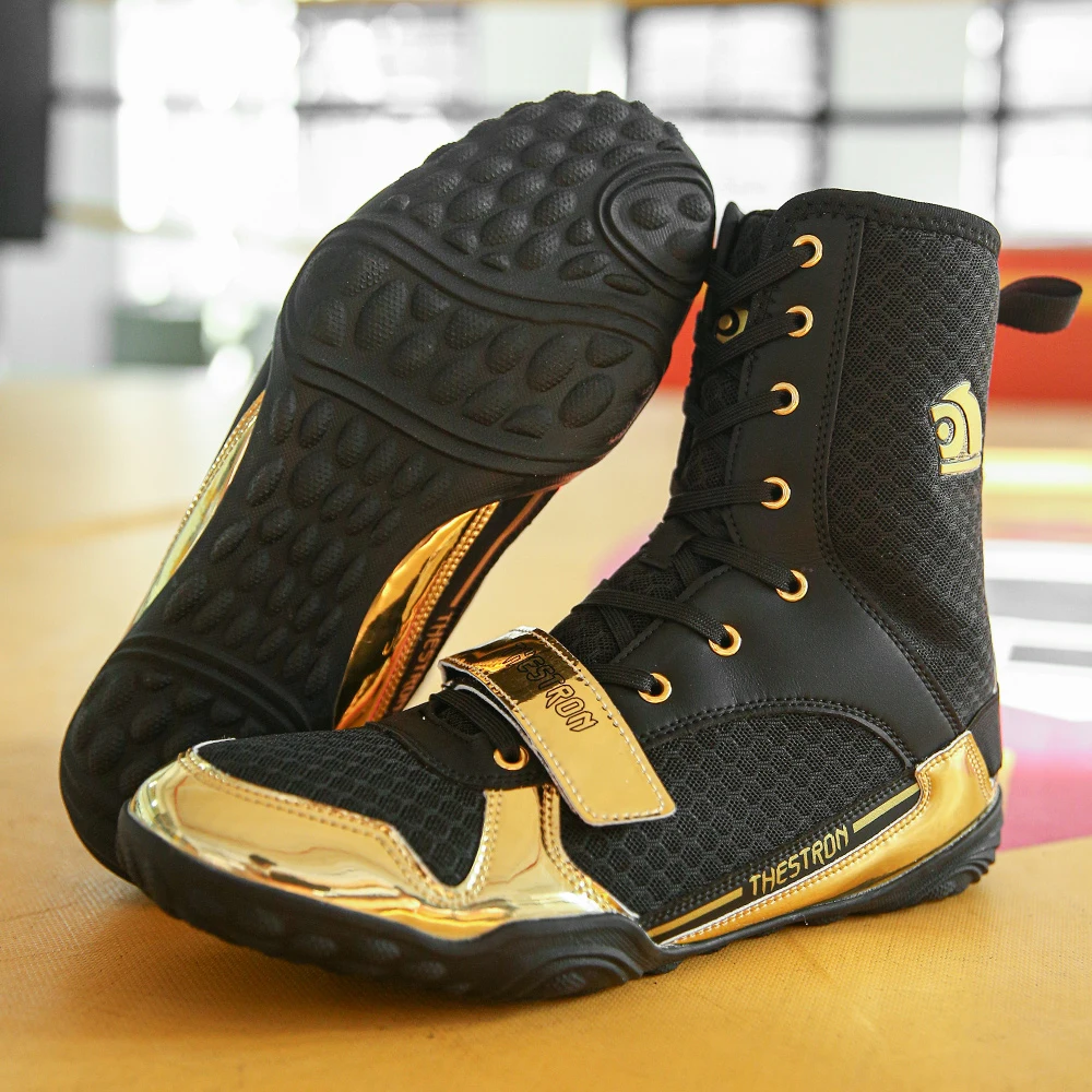 Quality Men's Wrestling Shoes Non-slip Couple Wrestling Shoes Comfortable Men's Sneakers Lightweight Sneakers