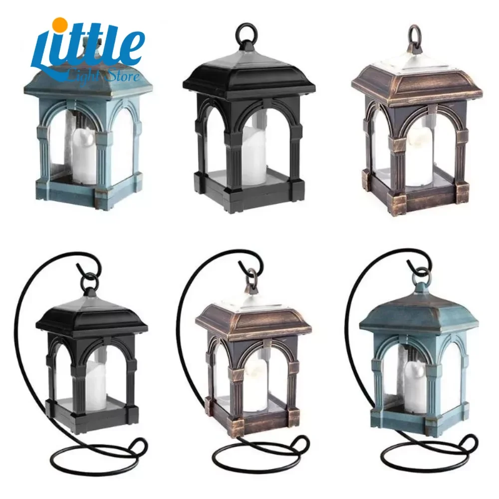 

Solar Candle Wind Lamp Simulatd Candle Garden Shaped Pendant Lamp Solar LED Outdoor Waterproof Courtyard Pendant Lamp