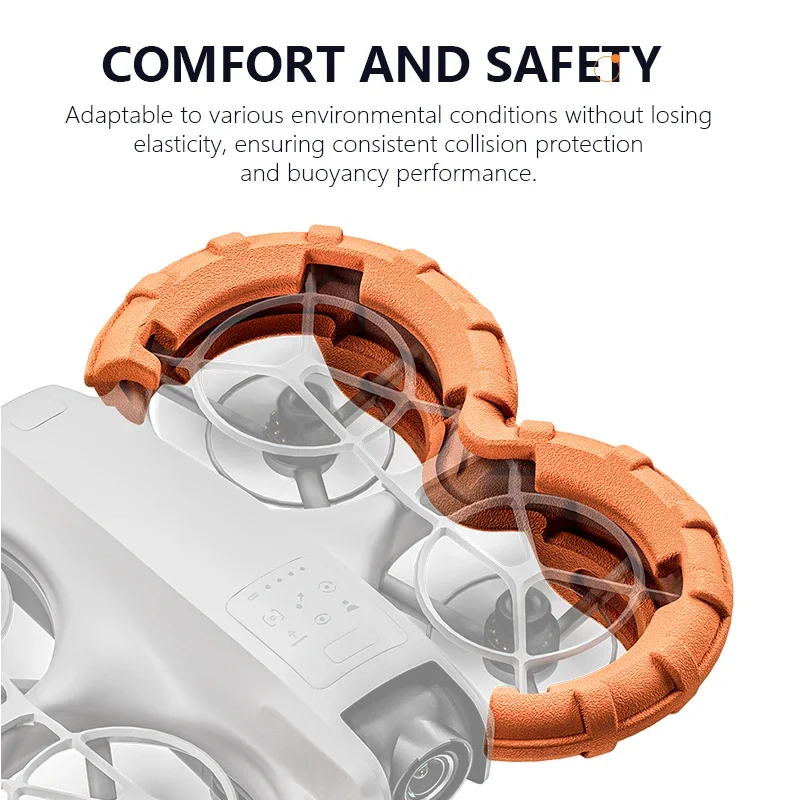 STARTRC For DJI NEO Floating Propeller Guard Bumper Props Protector Buoyancy Anti-collision Ring Landing On Warter Accessories rc drone propeller guard