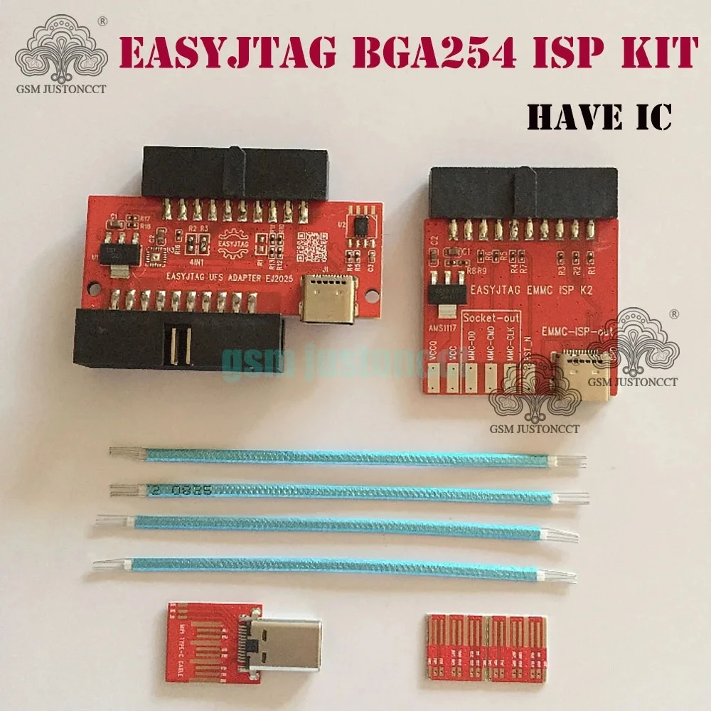 MIPI ISP 어댑터, 간편한 jtag BGA 254 소켓 지원, ICfriend FPC ISP 케이블 수정, MIPItester EMMC UFS ISP 케이블 A to A