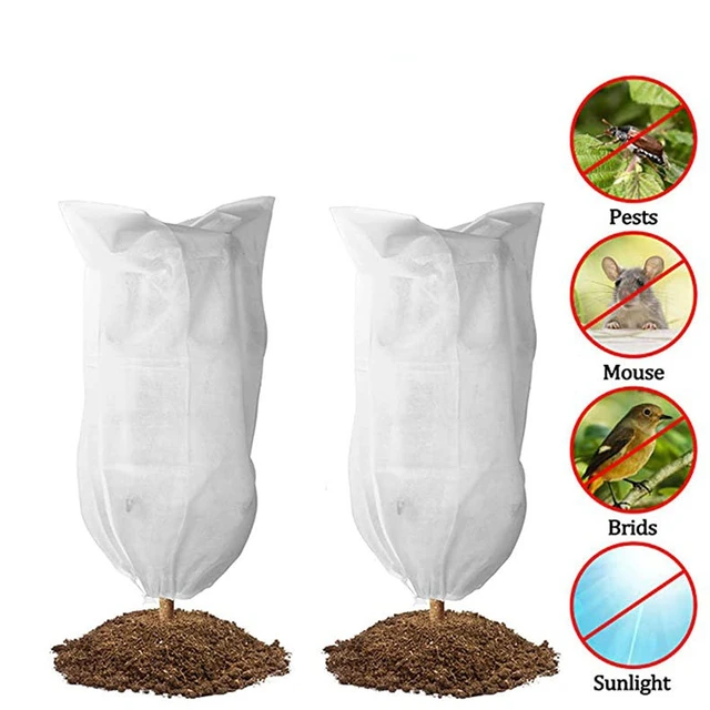 Téli Termálfedél Fa Cserje Növényvédő Zsák Fagyálló Védelem Kis Fák Számára Az Udvar Kerteiben