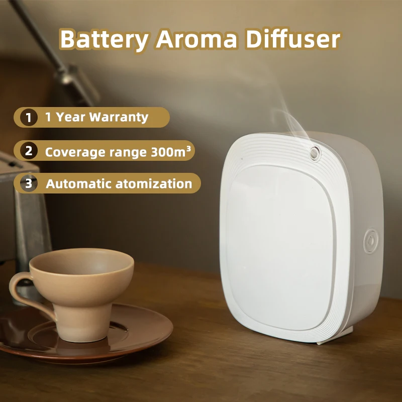 Namste Battery Aroma Diffuser Air Purifier Devices Timing Function Essential Oil Hotel Scent Machine Electric Home Air Freshener