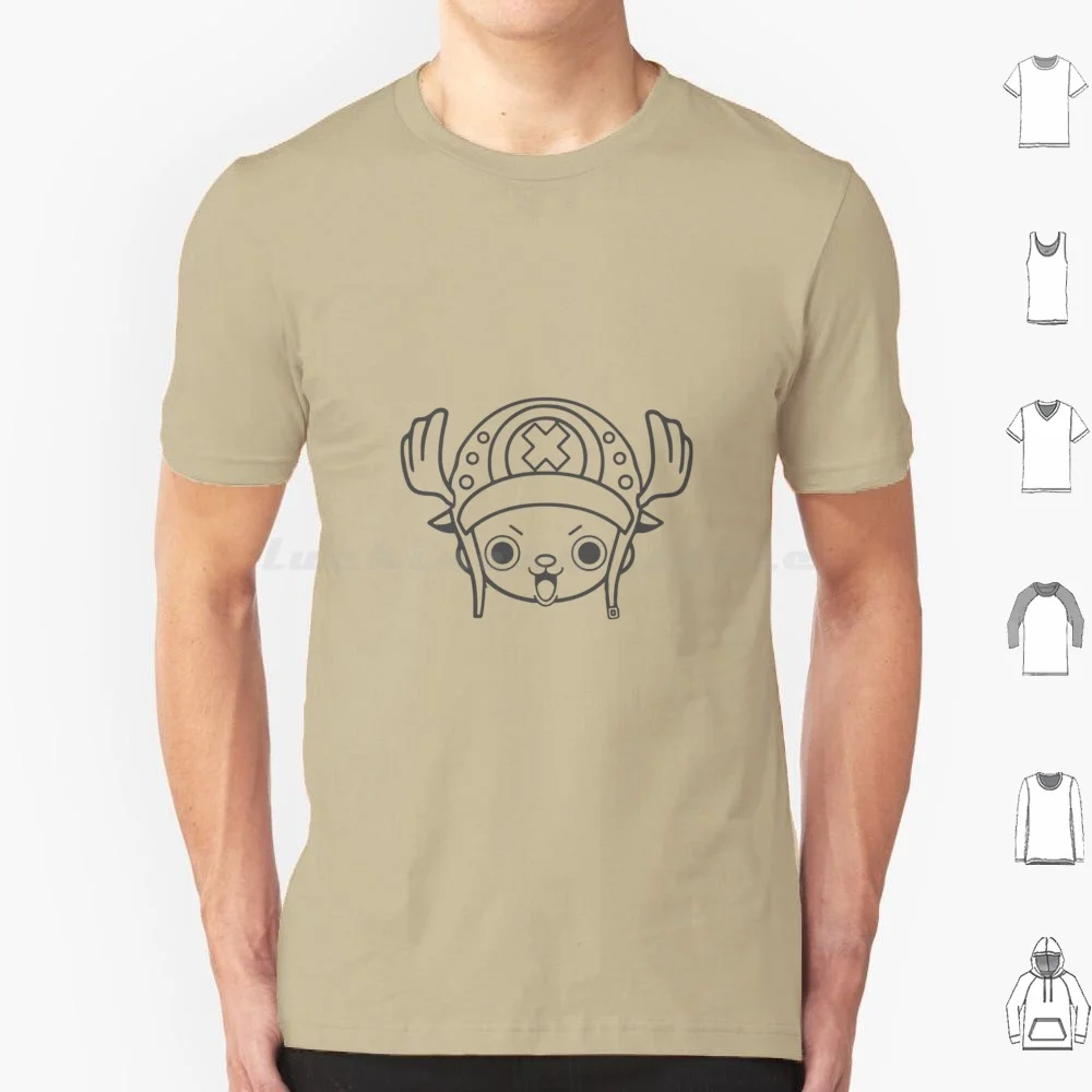 Toni Toni Chopper T Shirt Cotone Uomo Donna Stampa Fai Da Te Anime Cute Chopper Rufy Zoro Cappelli Sanji Nami Robin Pirate King Brook Sabo