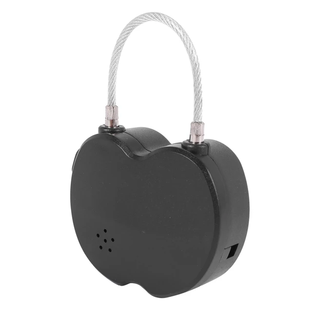 5X Smart Time Lock LCD Display Time Lock Multifunction Travel Electronic Timer, USB Rechargeable Temporary Timer Padlock 5