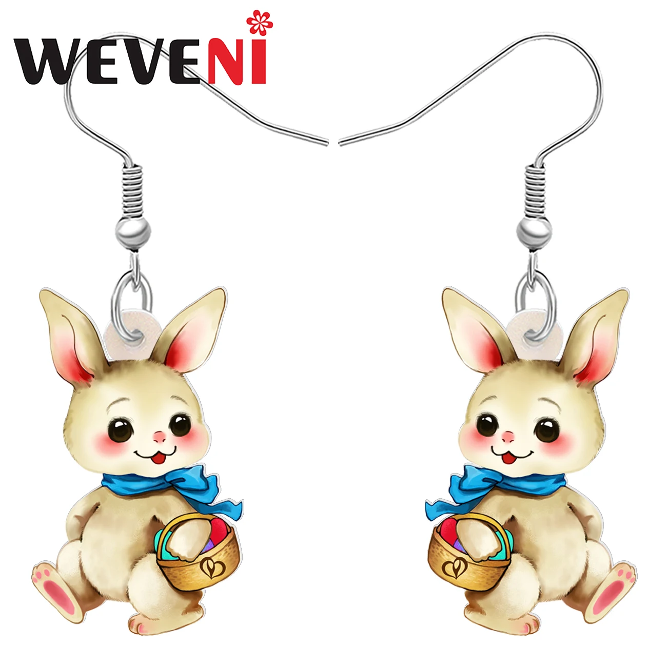 6 Paires Boucles D'Oreilles De Pâques Pour Femmes Boucles D'Oreilles Lapin Carotte Mignonnes
