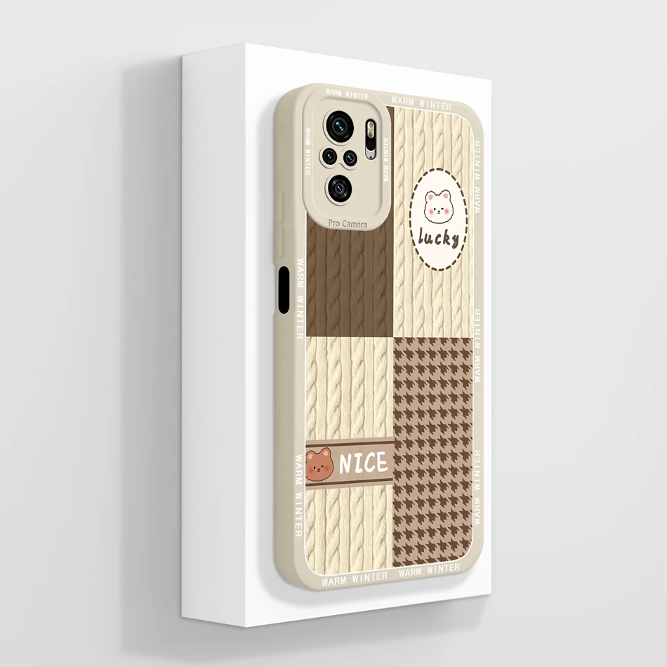 Luxurious Soft Silicone Shockproof Back Cover for POCO M5S - Full Protection Fashion Case