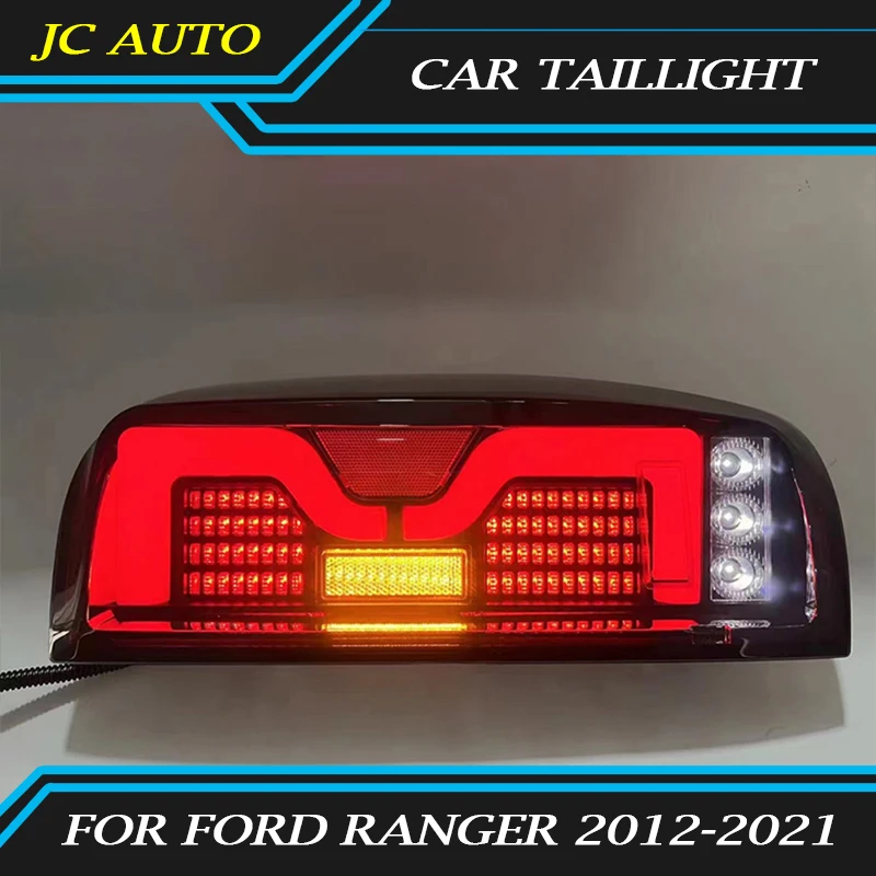 

Automobile exterior decoration parts Led Tail Lights For Ford Ranger 2012-2021 Taillights Assembly Rear Lamp Smoked