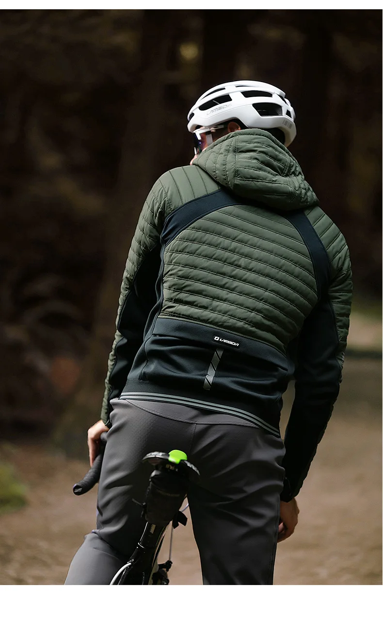 Description Picture 6 of itemLameda Men's Cycling Jacket -10℃ Windproof Thermal Cotton Waterproof Cycling Jacket Keep Warm Thickened Bicycle Jersey