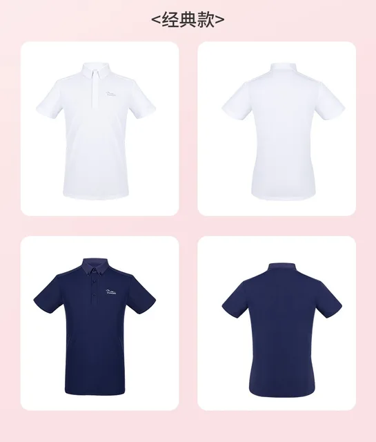 Cavassion horse riding male T shirt navy color man racing uniform ride horse clothes equine rider  apparel 4