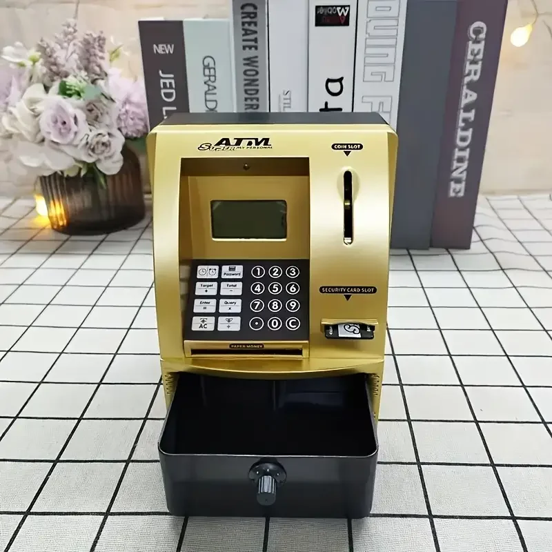 ATM Automatic Access Savings Jar, Intelligent Password, Real Voice, Perfect Gifts, Christmas, Halloween, Thanksgiving 5