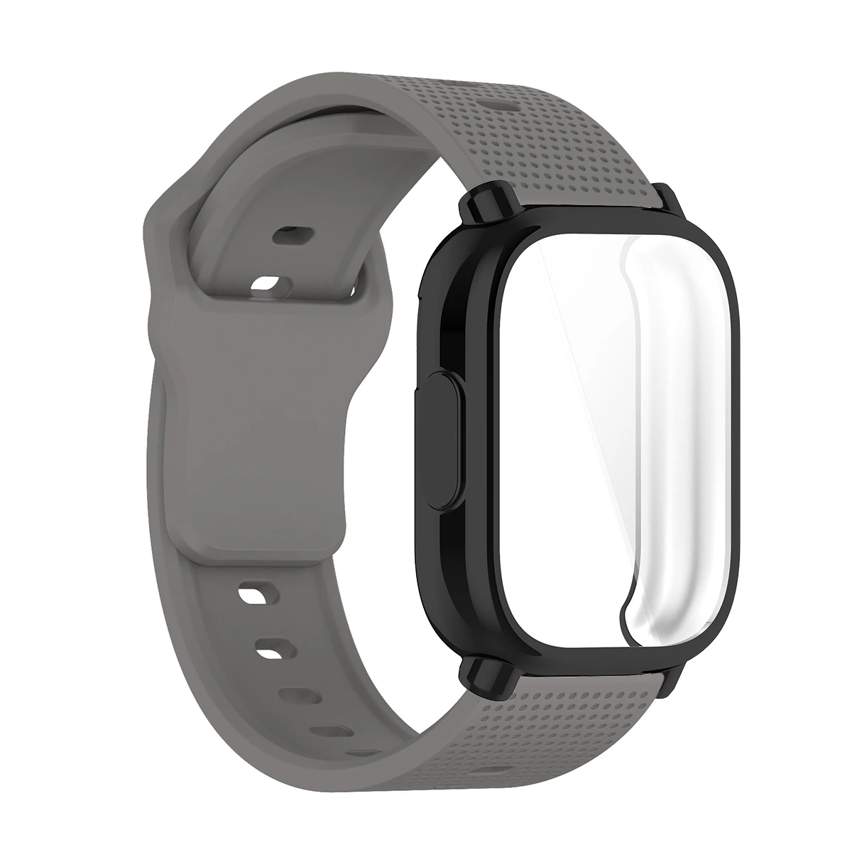 Breathable Silicone Strap with Full Cover TPU Soft Shell