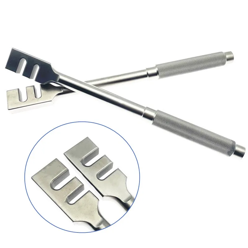 2pcs Stainless steel Bending Irons for lower extremity bone Irons