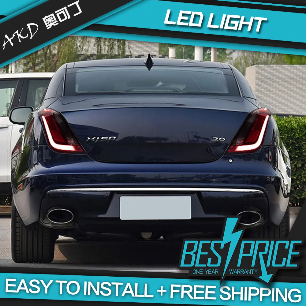 

AKD Car Styling for Jaguar XJ XJLTail Lights 2010-2018 XJL LED Tail Light DRL Brake Reverse Stop auto Accessories led