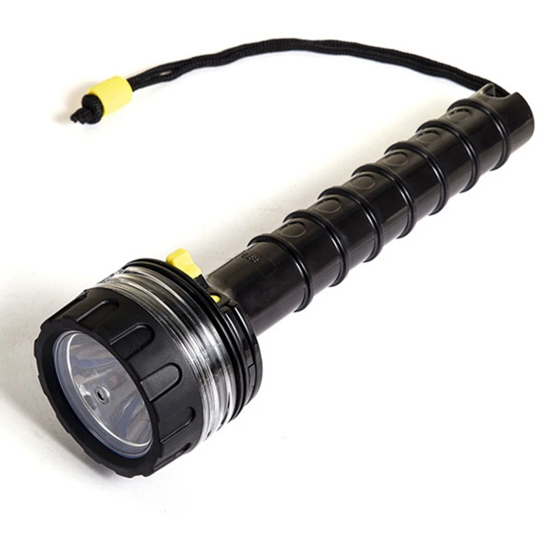

Scuba Deep Diving Light Professional Powerful Flashlight Underwater Waterproof LED Diver Light