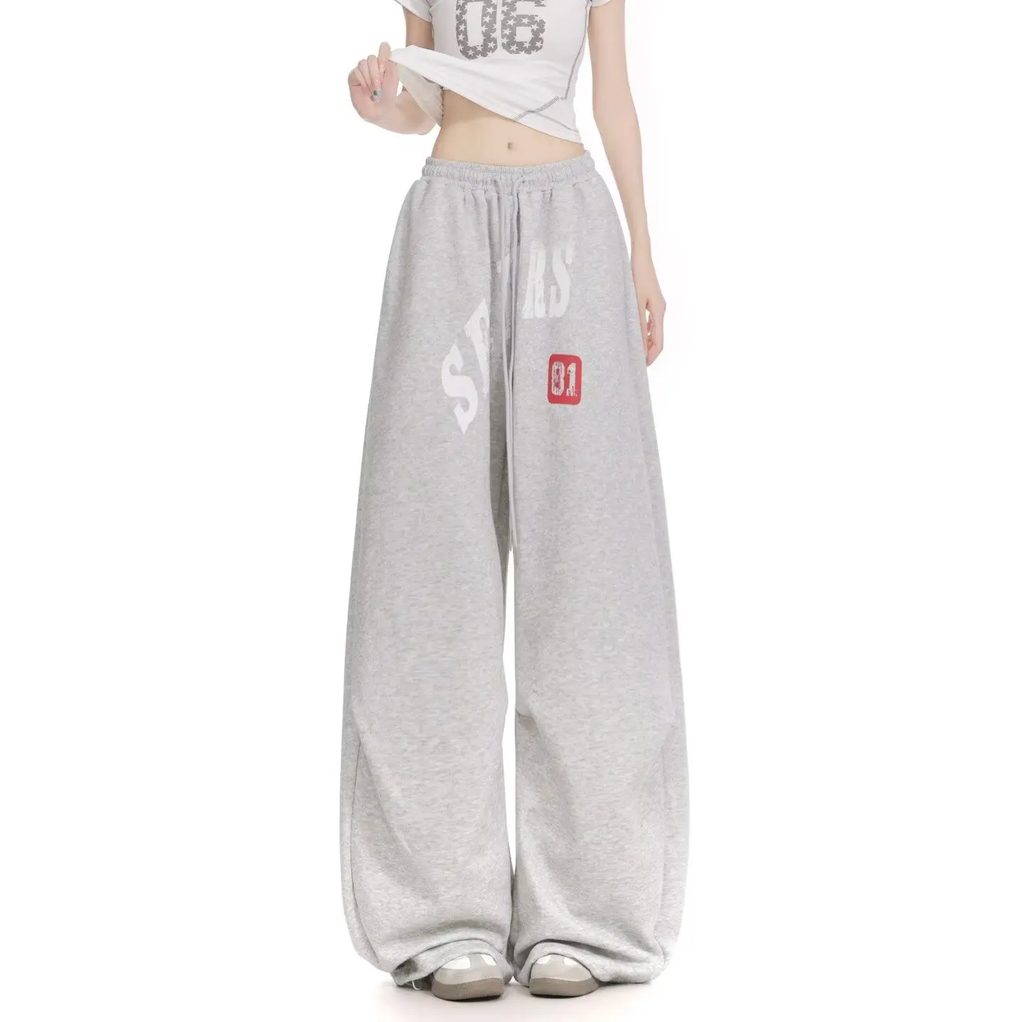 العصرية كسول Ins سورونا مركب سكين حافة Sweatpants...