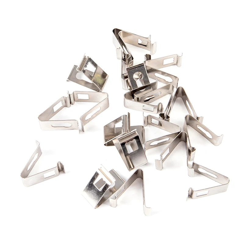 20Pcs Photo Frame Clips Fasteners Hooks Metal Spring Turn Clip Hanger Painting Mirror Hanger