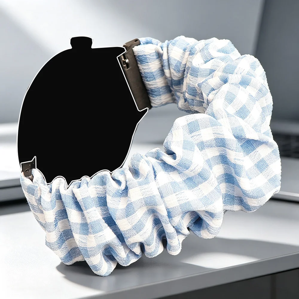 Breathable Striped Grid Watch Strap - 20/22mm Adjustable Bracelet Band