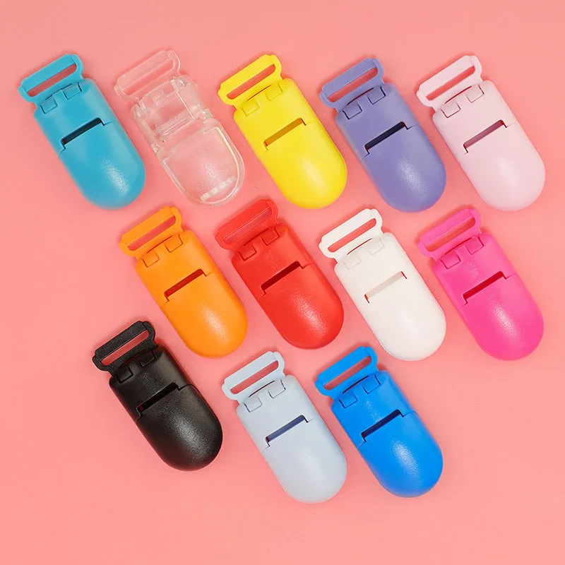 TYRY.HU 5pc Dummy Pacifier Holder Clip Adapter Ring Button Style Pacifier Adapter DIY Baby Shower Gift Accessories for Baby 5