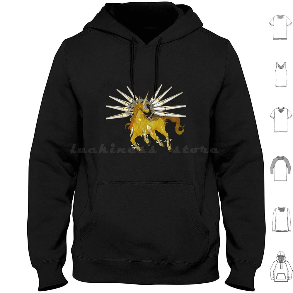 Knightmare Unicorn Hoodies Manica Lunga Yu Gi Oh Yugioh Kaiba Yugi Duel Anime Atem Seto Kaiba Manga Cuore Del Duello