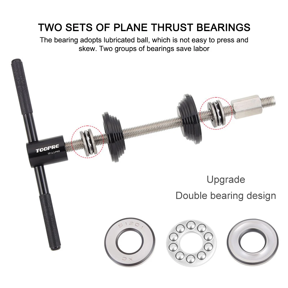 TOOPRE Mountain Bicycle Headset Installation Removal Tools Press Fit