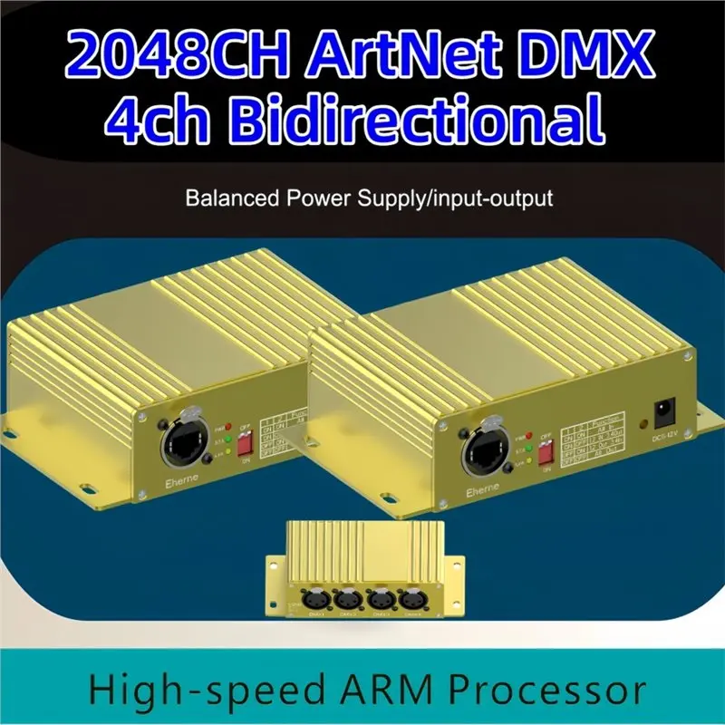 ARTNET DMX 2048 네트워크 박스 게이트웨이 컨트롤러 이더넷-DMX 512 노드 아트게이트 아트넷 무대 조명용