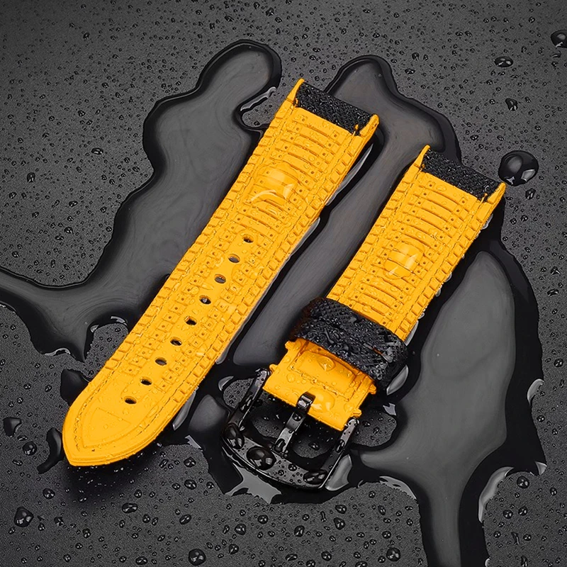 Premium Sports Waterproof Rubber Watchband - Blue Angel Series