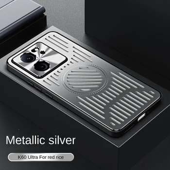 Per Xiaomi Mi 13T Pro custodia di lusso rigida magnetica in lega di alluminio cover posteriore custodie protettive per Xiaomi Mi13T Pro custodia per telefono