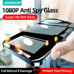 Joyroom Anti - Spy Tempered Glass Private Screen Protector - 1 PC (For iPhone 14Pro Max)