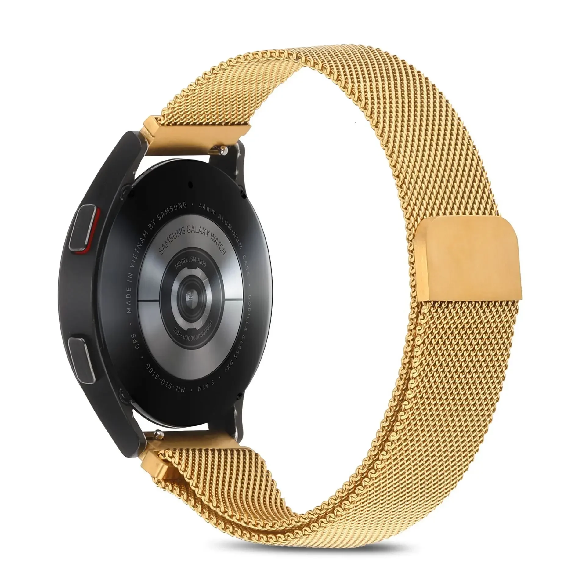 Elegant Metal Milanese Strap - 20mm/22mm - Comfortable Bracelet in Silver