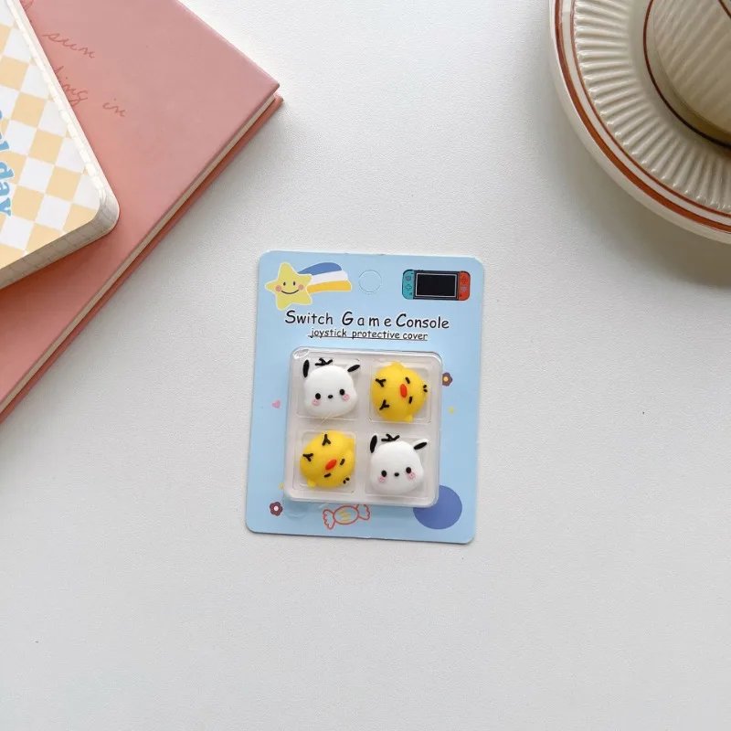 Sanrio 헬로 키티 실리콘 엄지 그립 캡 스위치 라이트 조이스틱 캡 Nintendo Switch NS OLED 엄지 스틱 그립 액세서리