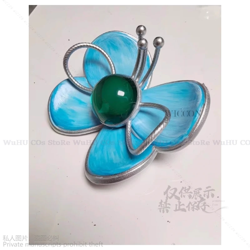 P 코스프레 안토니아 가슴 액세서리, 롤 플레잉 브로치, 나비 3D 인쇄, 코스튬 소품, 애니메이션 거짓말, P 안토니아 브로치