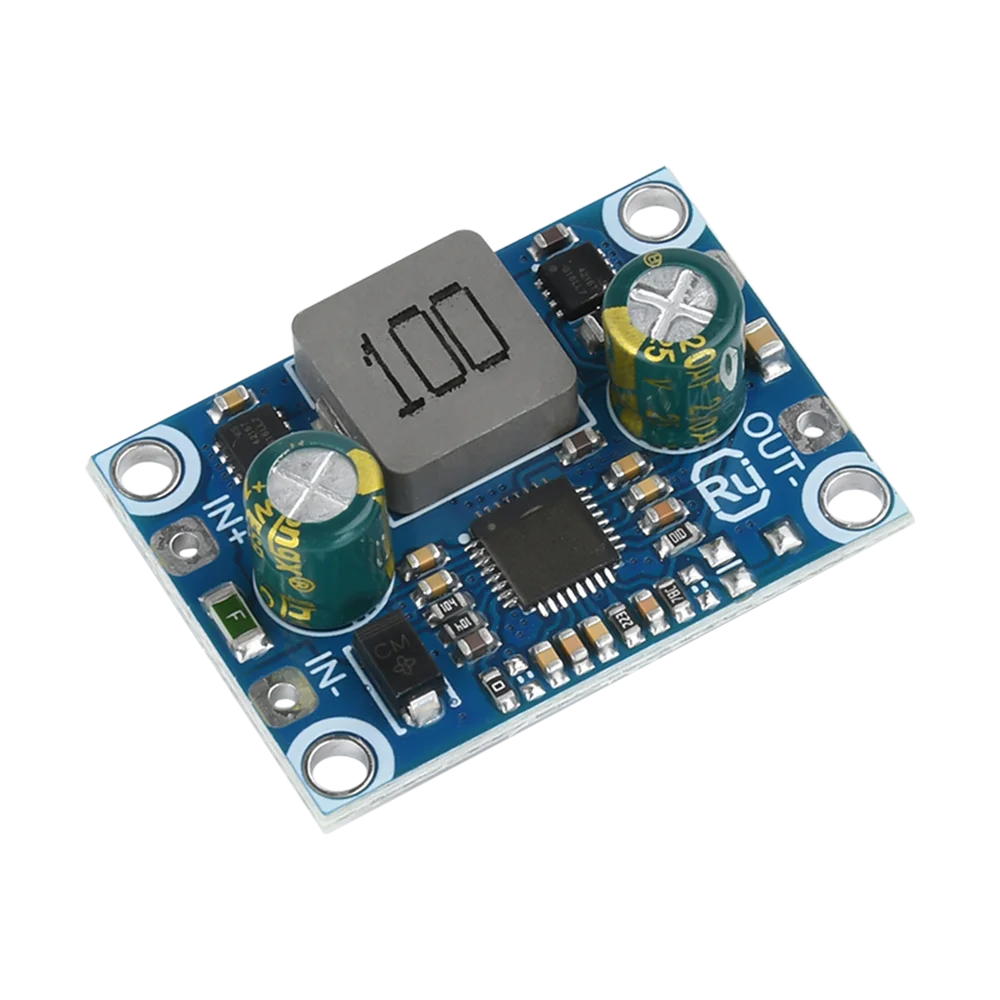 High-Efficiency Adjustable Voltage Regulator Module - Low Ripple, 5A Output