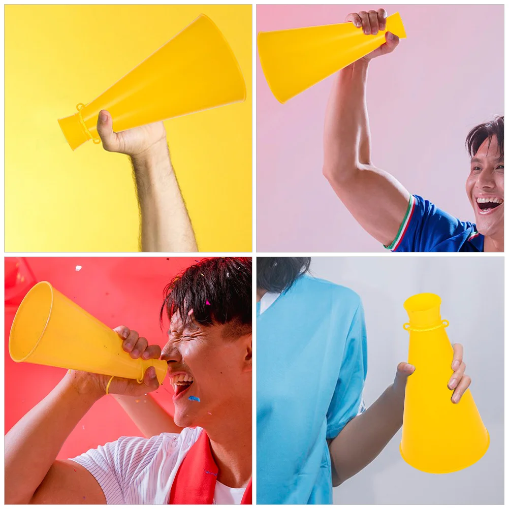 2 Pcs Speakers Cheering Microphone Horn Toy Football Megaphones for Party Game Noise Makers Prop Sporting Events Toddler