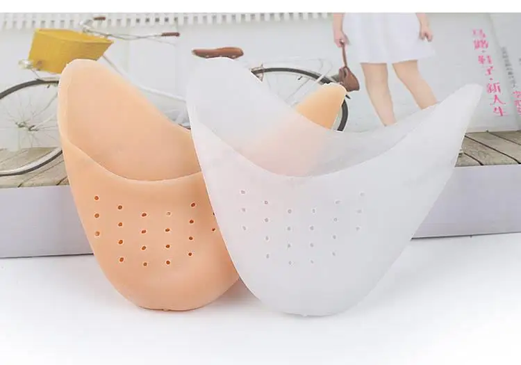 Silikon-Zehenschutz, Vorfußpolster, Einlegesohlen, bequemes Schuhpolster, Schmerzlinderung, rutschfeste Silikon-Schuh-Einlegesohle für die Fußpflege von Frauen – Detail 9