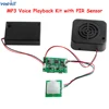 DIY MP3 Music Voice Playback Kit with PIR Sensor Sound Recording Module USB Download Support TF Card for Gift Store Welcomer 1