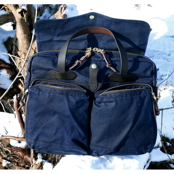 Tailor Brando Super Quality Backpack American Retro 70140 Oil Wax Canvas Handbag Size 40*32*9cm Heavy Waterproof Shoulder Bag
