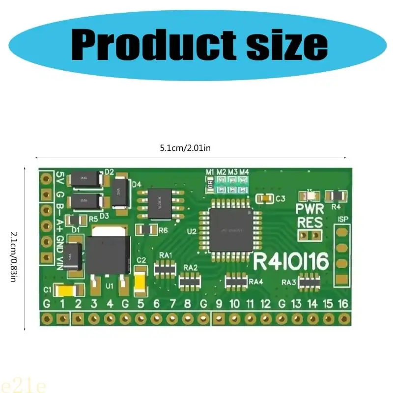 E21E 16CH 5 IN 1 Modbus Rtu   RS485 NPN DI-DO  ھ  Ī   