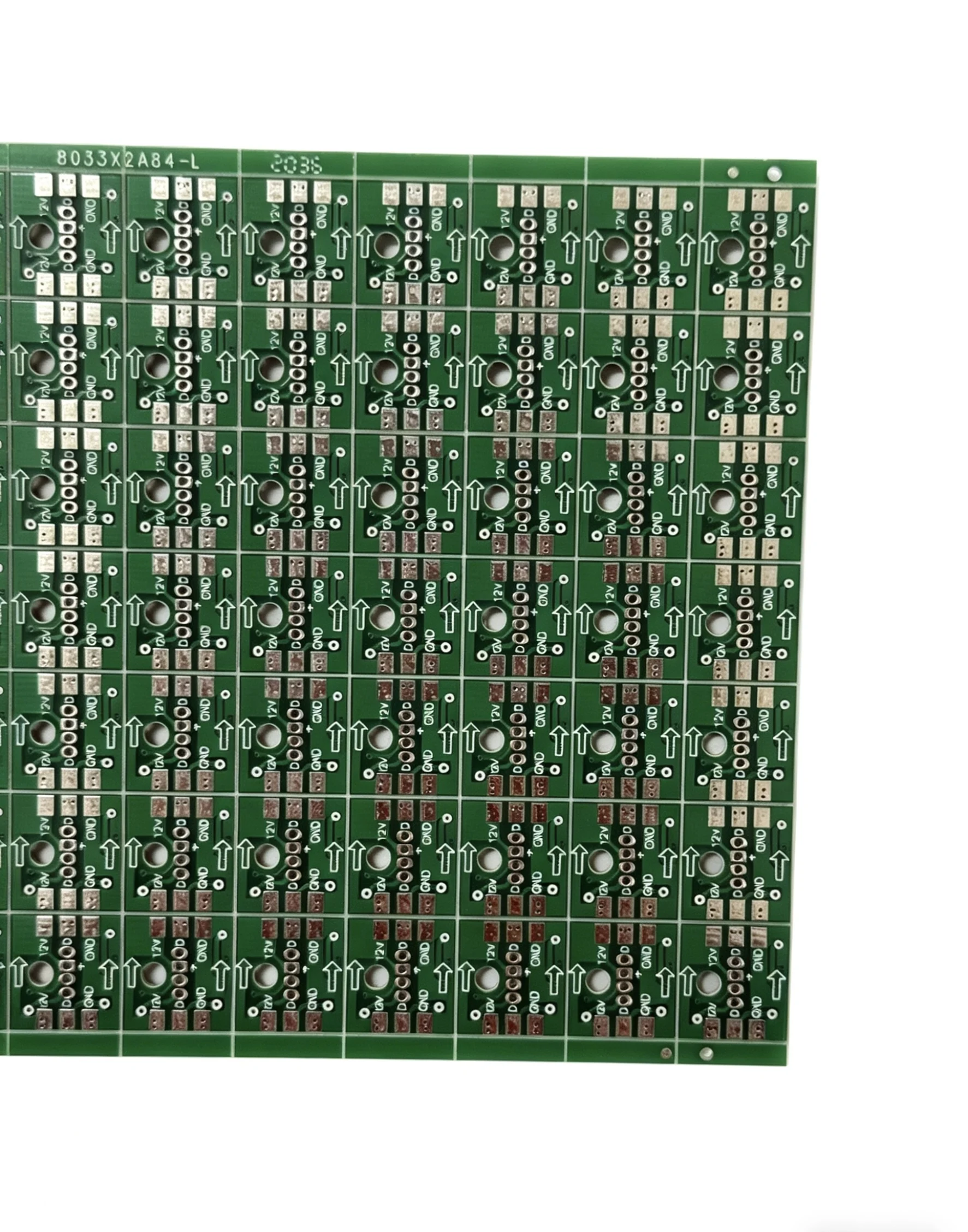 주소 지정 가능한 픽셀 PCBA, LED 없음, 사각형 저항기 유형, DC12V WS2811