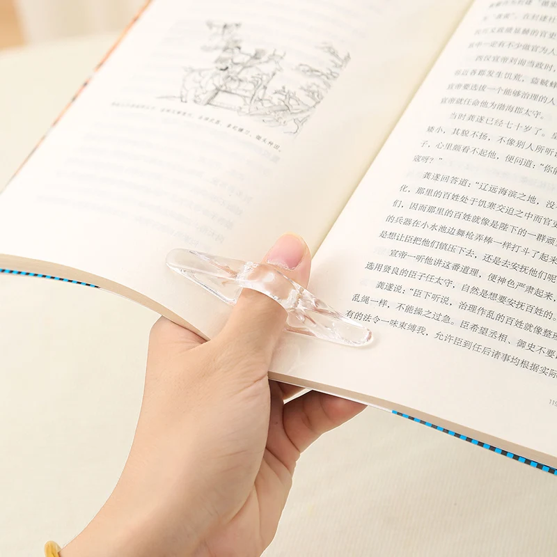 Bookmark Holder Resin Thumb Book Support Page Presses Stands Office Supplies