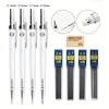 0.3/0.5/0.7/0.9mm Transparent Mechanical Pencil Set Replaceable Lead Art Painting Sketch Pencil Writing Supplies Gifts 1