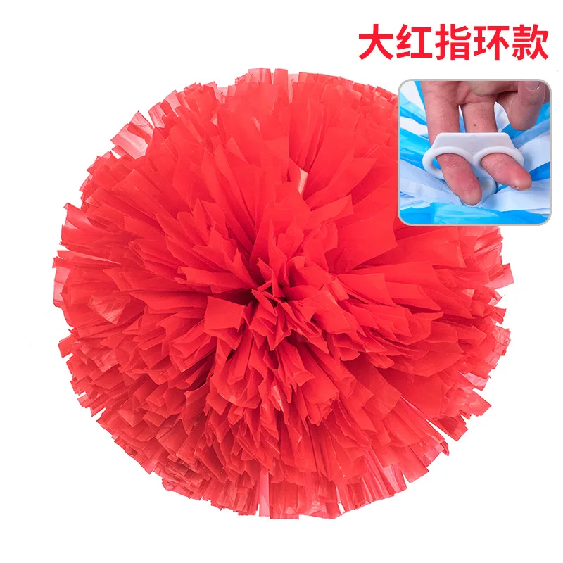 New Cheerleader Dancing Pompoms (10 Pieces/lot) Mixed Color Cheerleading  Metallic Pom Poms Color And Handle Can Choose - Pom Poms - AliExpress