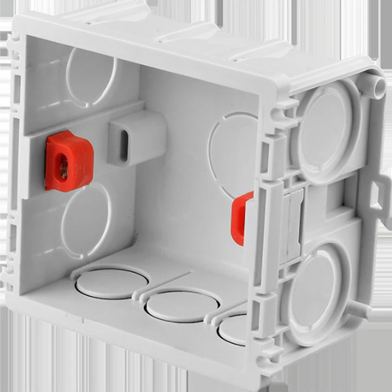 Wall switch Socket Electrical installation Box Inside Box For 86 Type Switches And Sockets Wiring Back 86*83mm