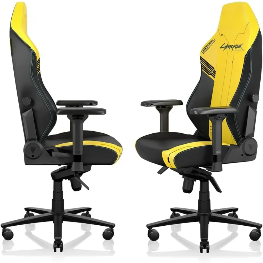 Gaming Chair - Reclining, Ergonomic, Computer Chair with 4D Armrests, Magnetic Head Pillow & Lumbar Support, Computer Chair 3