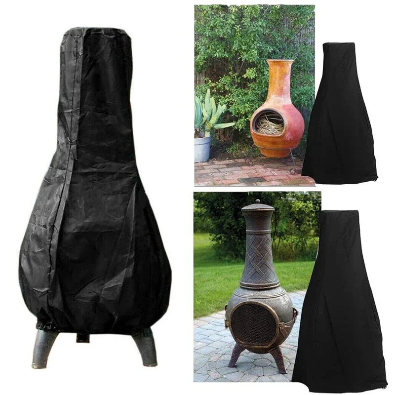 Outdoor Chiminea Wasserdichte Staub Abdeckung Terrasse Kamin Schutz Liefert Ofen Regendicht Herd Heizung Staubdichte Abdeckung – Detail 1
