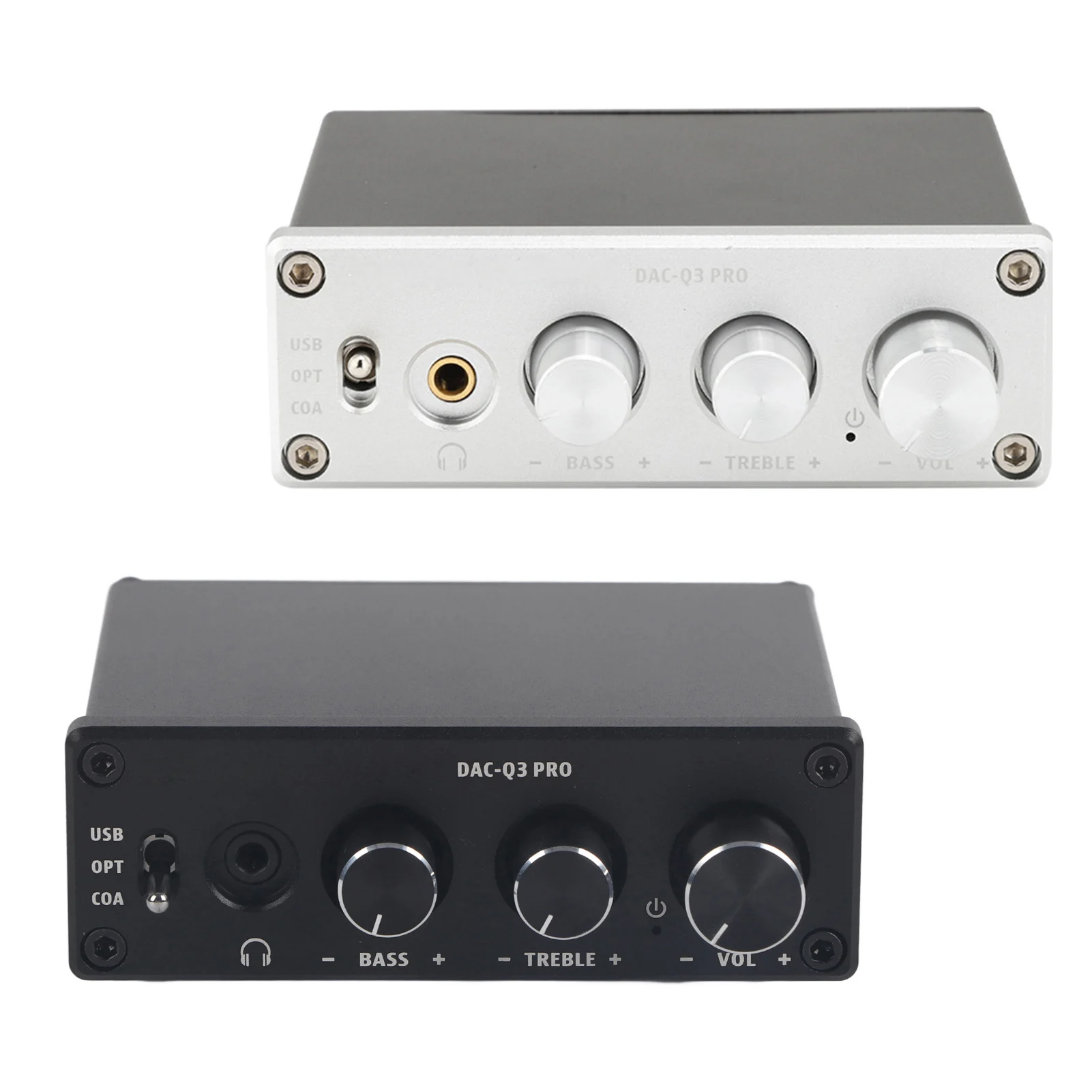 AC-Q3 PRO Decoding Decoder with Headphone Amplifier for 3.5MM Headphones Fiber Coaxial Signal To Output