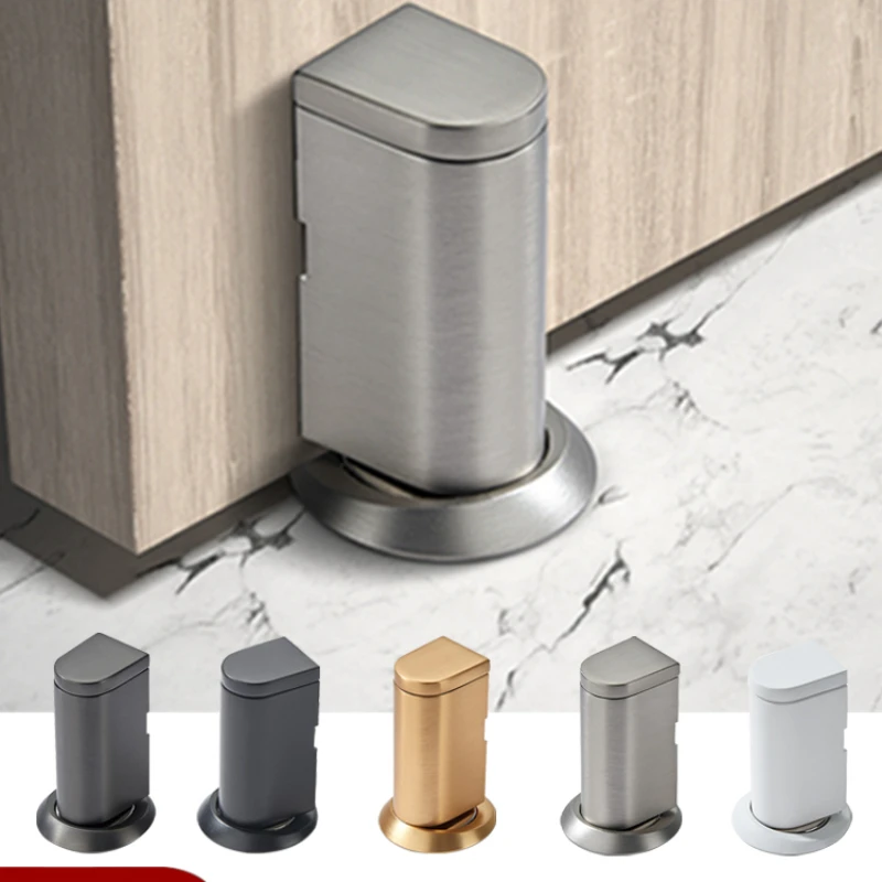 

Non-perforated ground suction door blocker, windproof, anti-collision, strong magnetic bedroom door, bathroom wooden door,